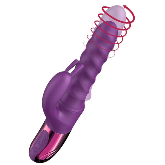 She.E.O Rabbit Swirl rabbit-vibraattori - violetti
