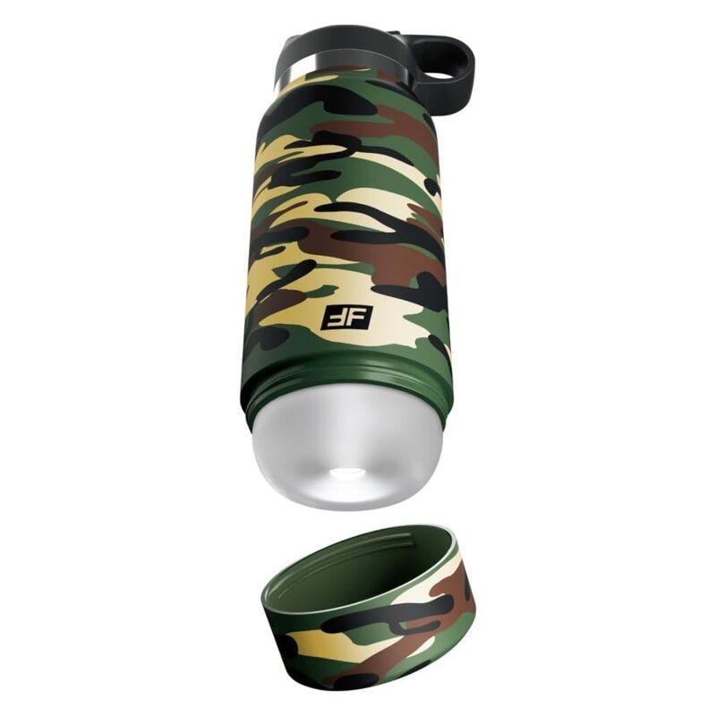 PDX Plus Fap Flask Happy Camper huomaamaton masturbaattori - maastokuvio