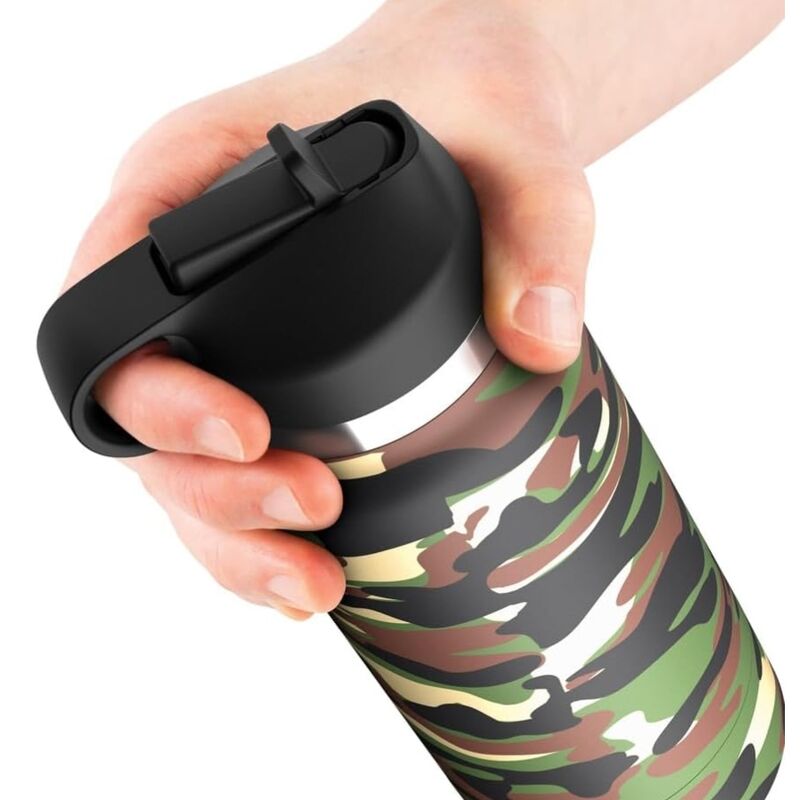 PDX Plus Fap Flask Happy Camper huomaamaton masturbaattori - maastokuvio