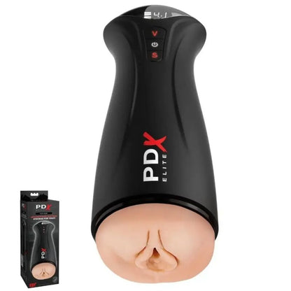 PDX Elite Fap-Gasm masturbaattori sykkivällä imulla ja värinällä
