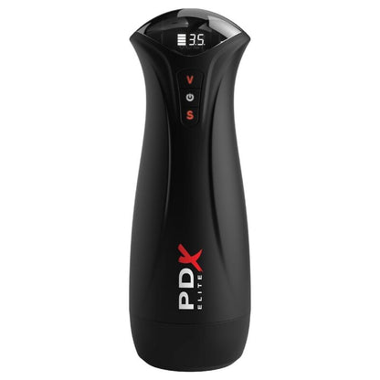 PDX Elite Fap-Gasm masturbaattori sykkivällä imulla - läpinäkyvä