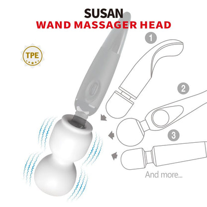 Pretty Love Susan Power Head sauvahierojan lisäosa - Ø 6,5 cm