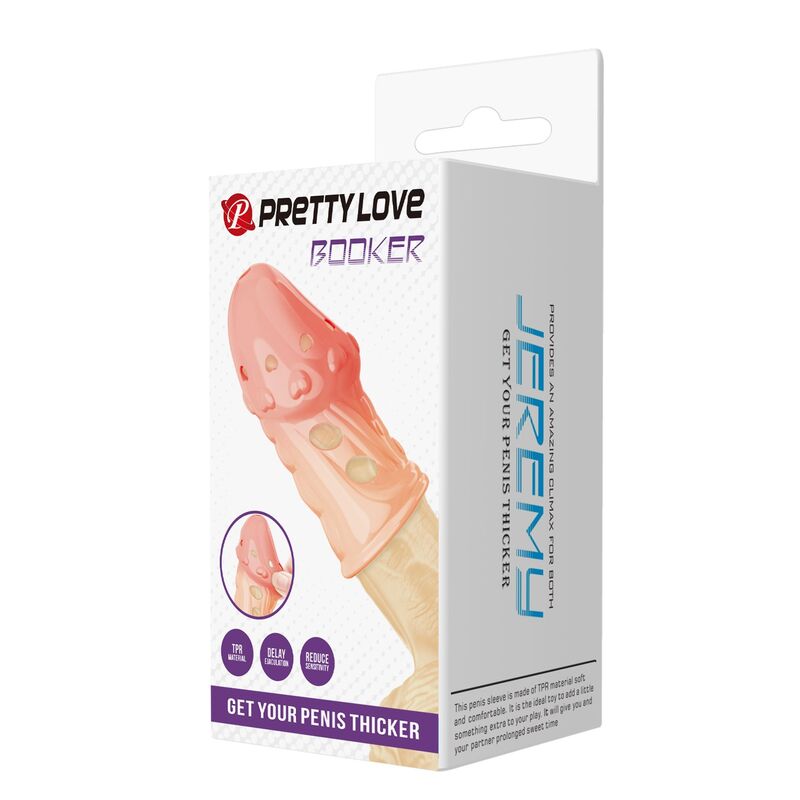 Pretty Love Socker kuvioitu penisholkki - luonnollinen väri