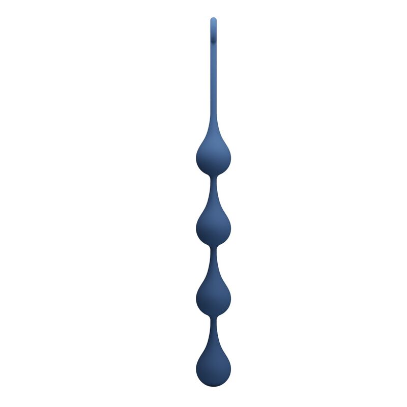 Mr Play silikoniset anaalihelmet XL - sininen - 52,5 cm