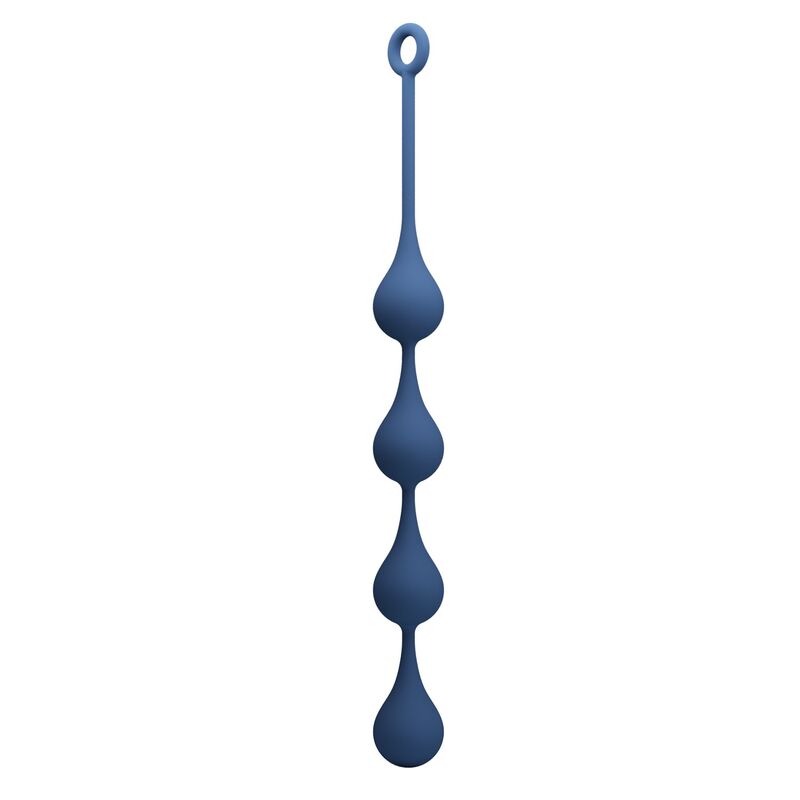 Mr Play silikoniset anaalihelmet XL - sininen - 52,5 cm