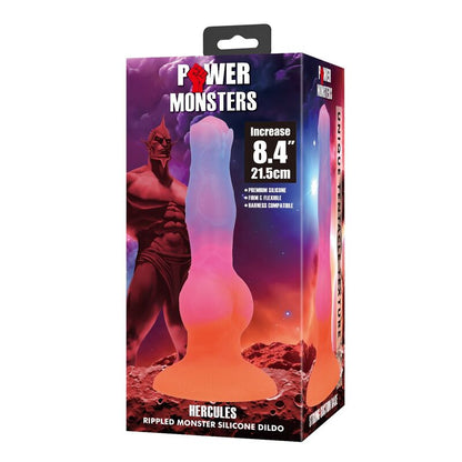 Power Monsters Hercules silikoninen fantasiadildo - 21,5 cm - Ø 5 cm