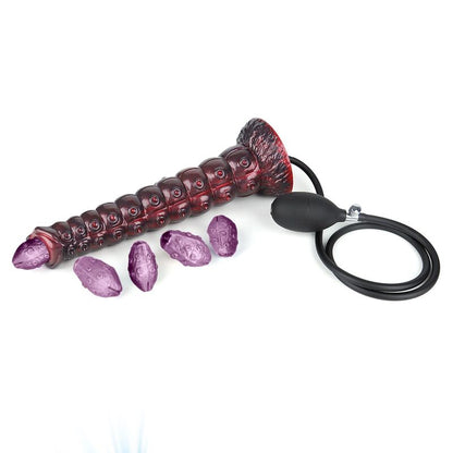 Power Monsters Voidclaw Brute puhallettava kaksivärinen silikonidildo - 29 cm - Ø 5,7 cm
