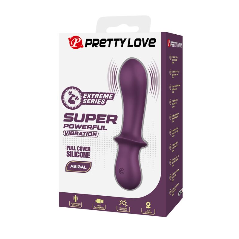 Pretty Love Abigail ladattava vibraattori - 10 toimintoa - violetti
