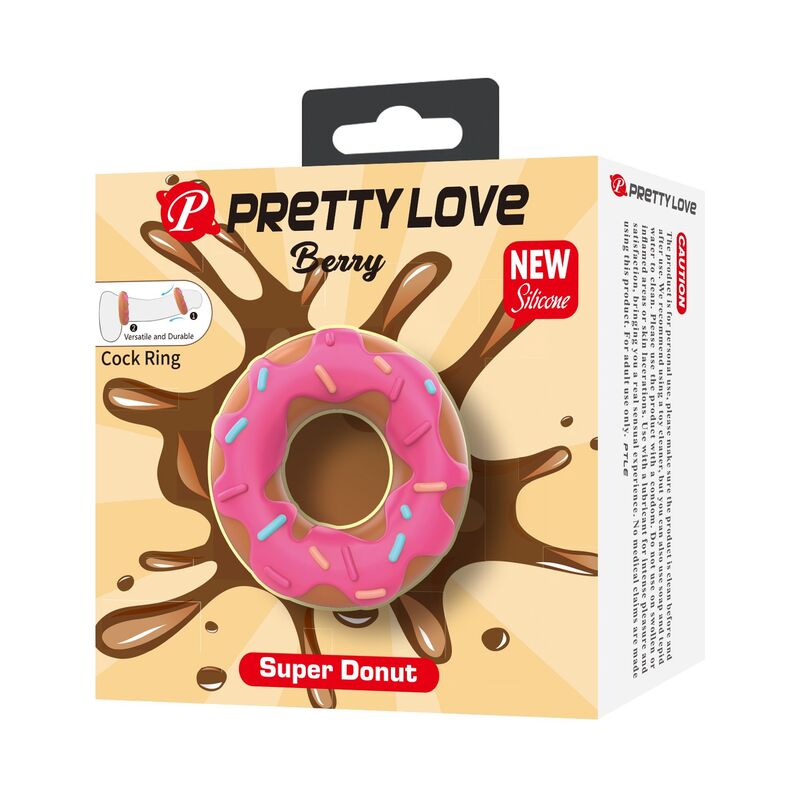 Pretty Love Super Donut penisrengas - pinkki