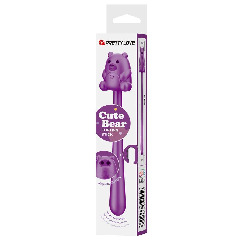 Pretty Love Cute Bear Flirting Stick ladattava vibraattori