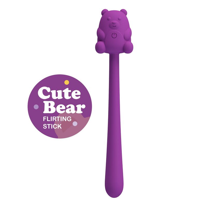 Pretty Love Cute Bear Flirting Stick ladattava vibraattori