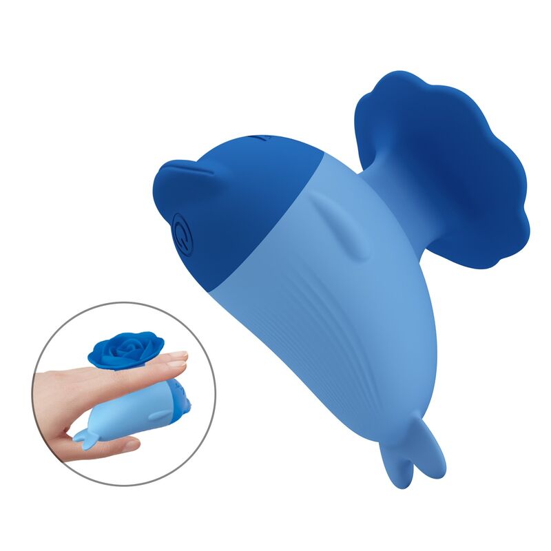 Pretty Love Dolphin USB-ladattava minivibraattori
