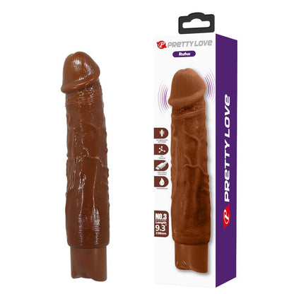 Pretty Love Duke realistinen vibraattori - ruskea - 23,5 cm - Ø 4,8 cm