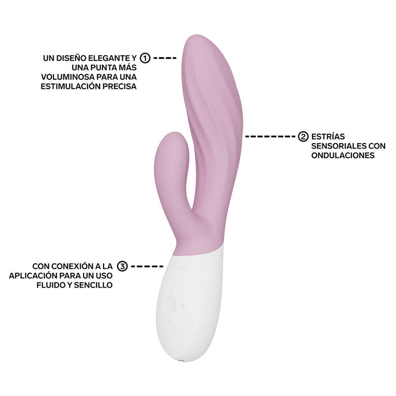 LELO - Ina Twist rabbit-vibraattori - vaaleanpunainen