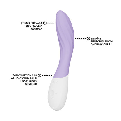LELO - Mona Twist ladattava sovellusohjattava G-pistevibraattori - laventeli