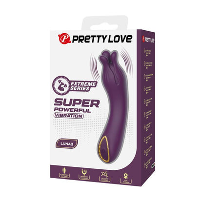 Pretty Love Lunao ladattava vibraattori - 10 toimintoa - violetti