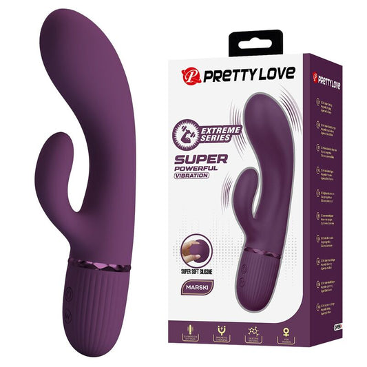 Pretty Love Margie ladattava rabbit-vibraattori - 10 toimintoa - violetti