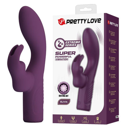 Pretty Love Olivia ladattava rabbit-vibraattori - 10 toimintoa