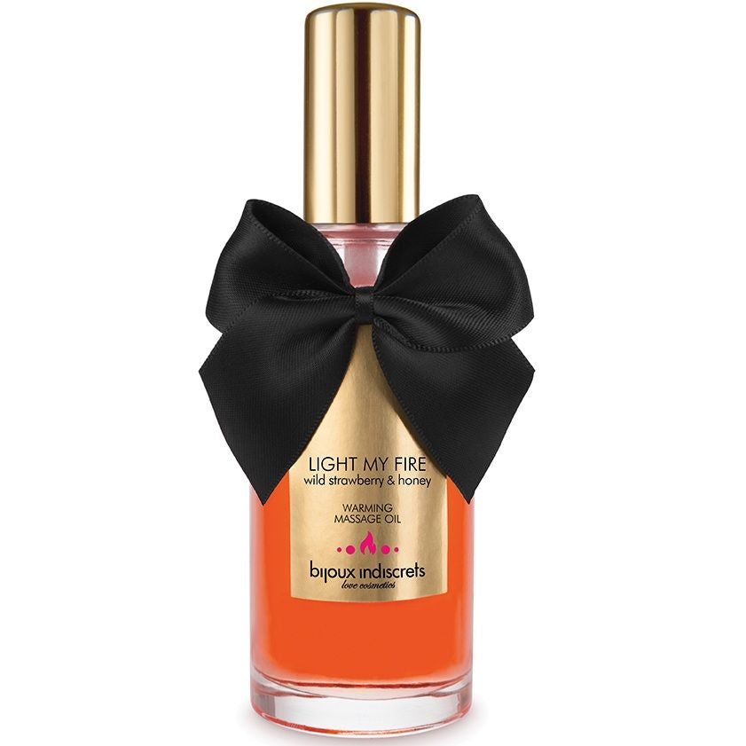 Bijoux Massage Oil Heat Effect Strawberry Aroma | Niks.fi verkkokauppa