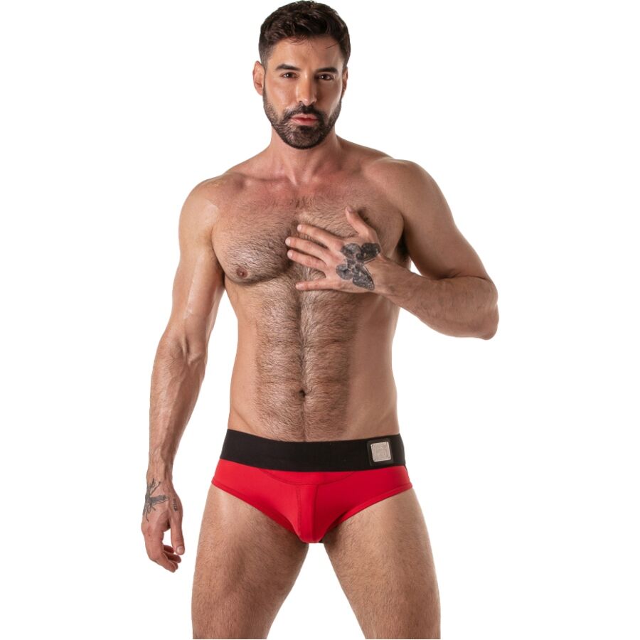 LOCKER GEAR - Wide Waistband Jock Brief alushousut - punainen - S