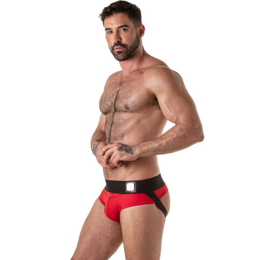 LOCKER GEAR - Wide Waistband Jock Brief alushousut - punainen - M