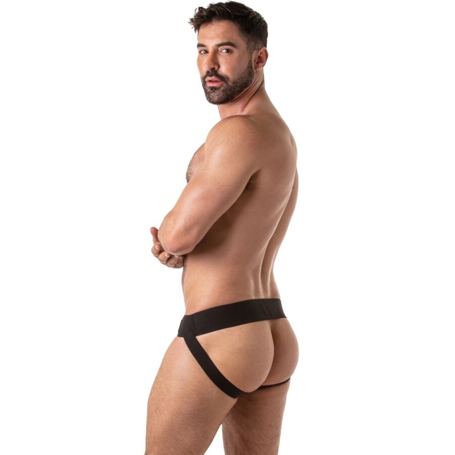 LOCKER GEAR - Wide Waistband jockstrap - musta - S