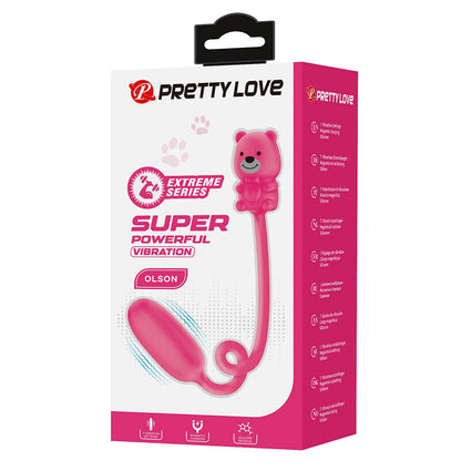 Pretty Love Olson ladattava luotivibraattori johdollisella ohjaimella - pinkki