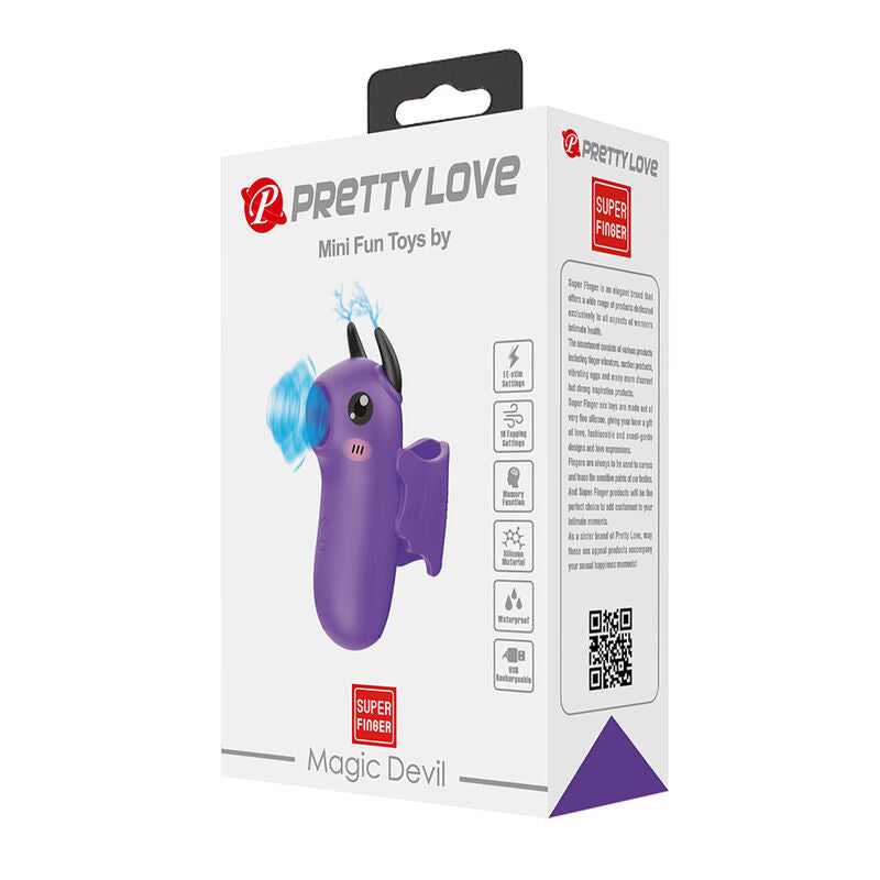 Pretty Love Magic Devil ladattava sormikiihotin - violetti
