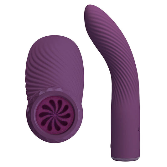 Pretty Love Kissell ladattava vibraattori - 10 toimintoa - violetti