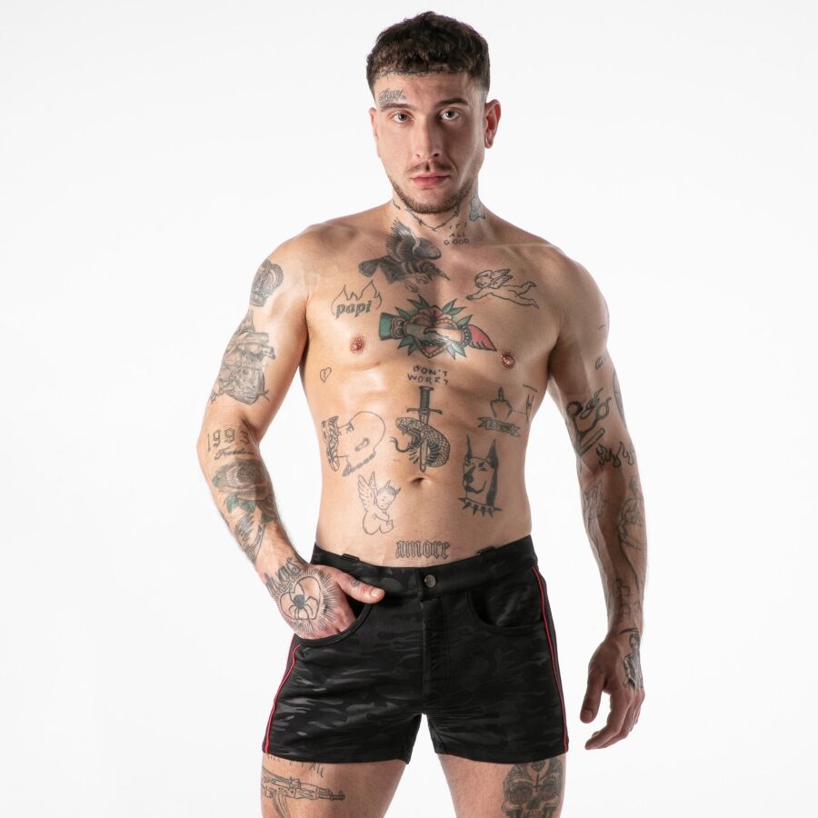 LOCKER GEAR - Full Military Access shortsit - musta - M