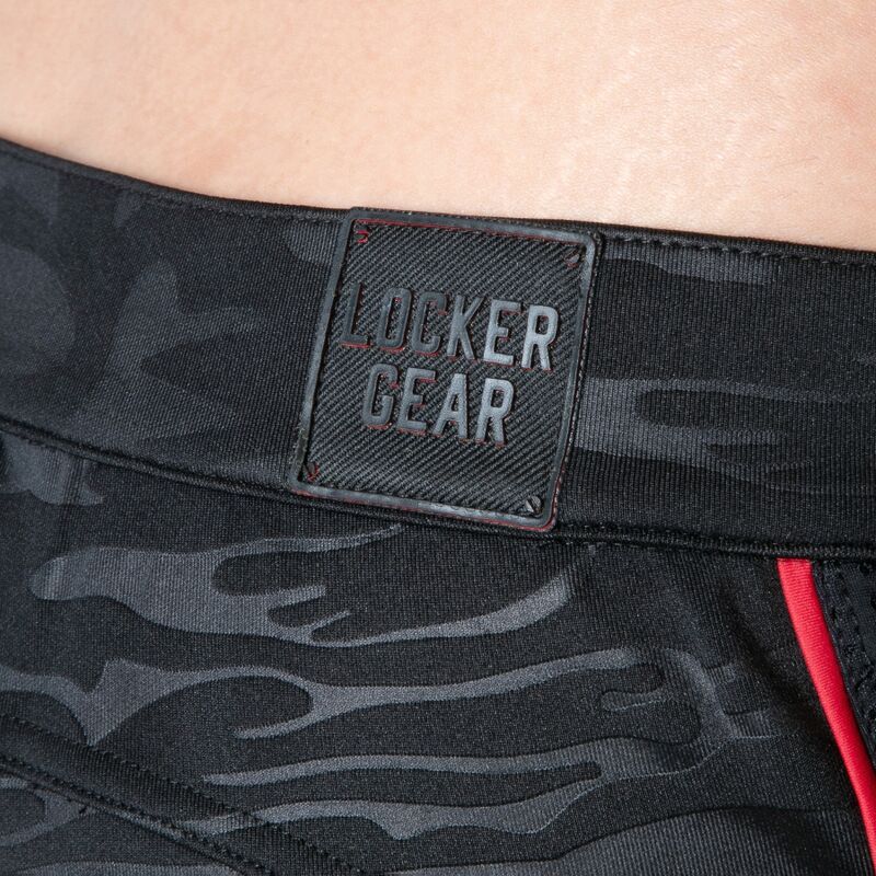 LOCKER GEAR - Full Military Access shortsit - punainen - S