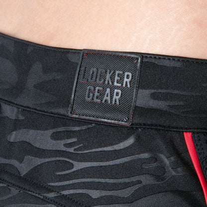 LOCKER GEAR - Full Military Access shortsit - punainen - S