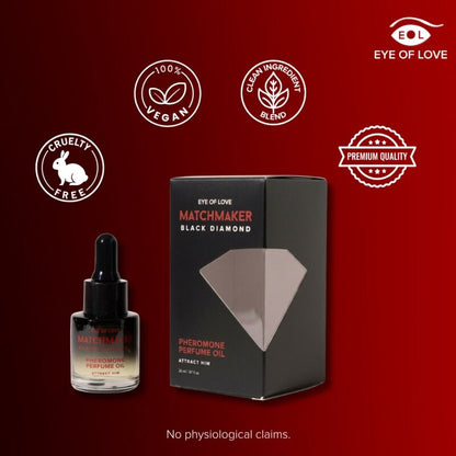 Eye of Love Matchmaker Black Diamond feromonituoksuöljy - 20 ml