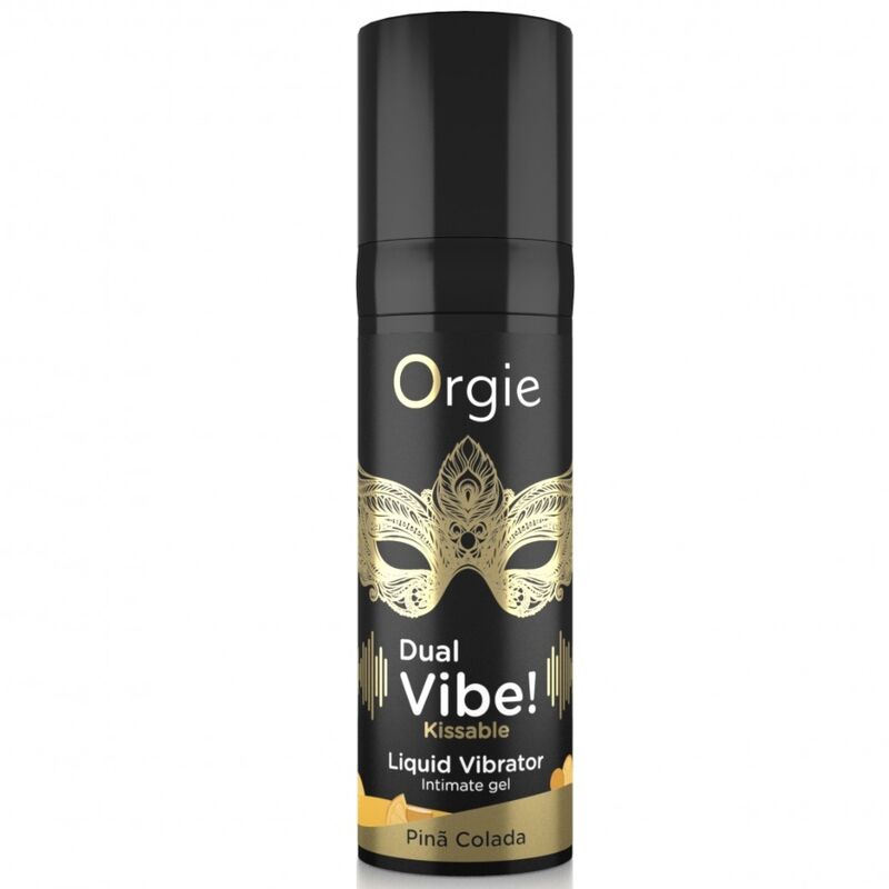 Orgie Dual Vibe! Piña Colada suudeltava kihelmöivä intiimigeeli - 15 ml