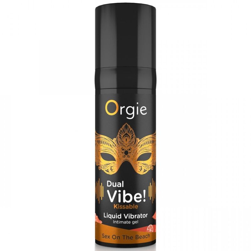 Orgie Dual Vibe! Sex on the Beach suudeltava kihelmöivä intiimigeeli - 15 ml
