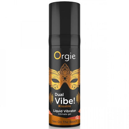 Orgie Dual Vibe! Sex on the Beach suudeltava kihelmöivä intiimigeeli - 15 ml