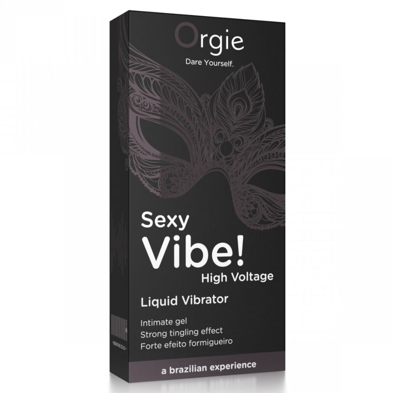 Orgie Sexy Vibe! High Voltage voimakkaasti kihelmöivä intiimigeeli - 15 ml