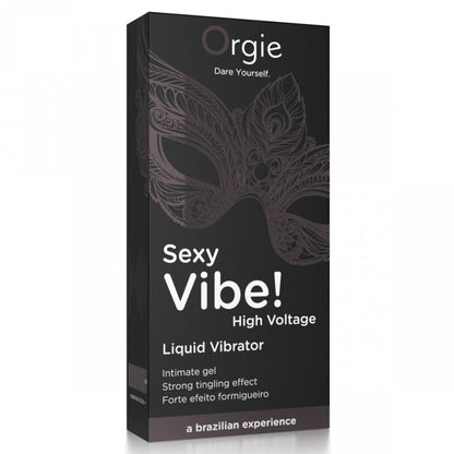 Orgie Sexy Vibe! High Voltage voimakkaasti kihelmöivä intiimigeeli - 15 ml