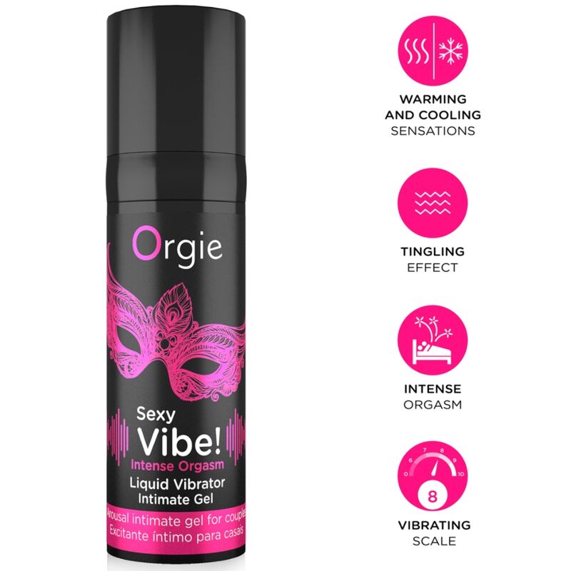 ORGIE - Sexy Vibe! Intense intiimigeeli - 15 ml
