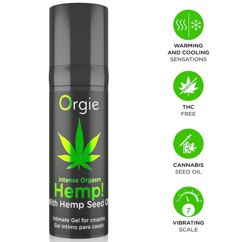 ORGIE - Hemp! Intense intiimigeeli - 15 ml