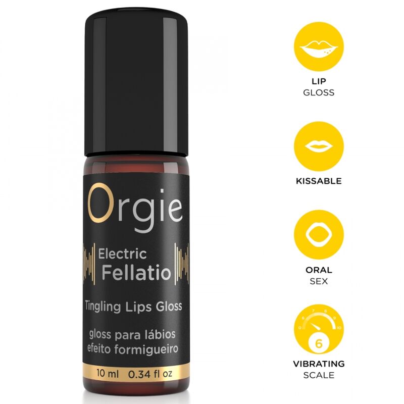 Orgie Electric Fellatio kihelmöivä huulikiilto - 10 ml
