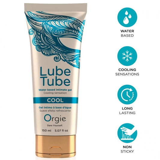 Orgie Lube Tube Cool viilentävä vesipohjainen intiimigeeli - 150 ml