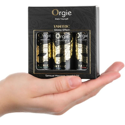 Orgie Tantric Mini Size Collection hierontaöljysetti - 3 × 30 ml