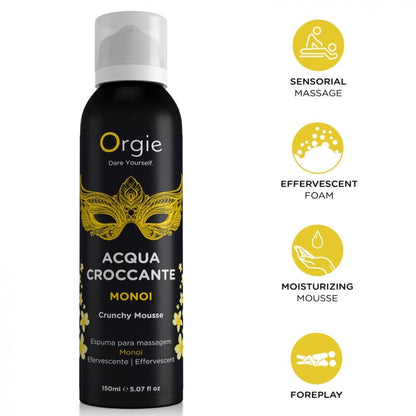 Orgie Acqua Croccante rätisevä hierontavaahto - monoi - 150 ml