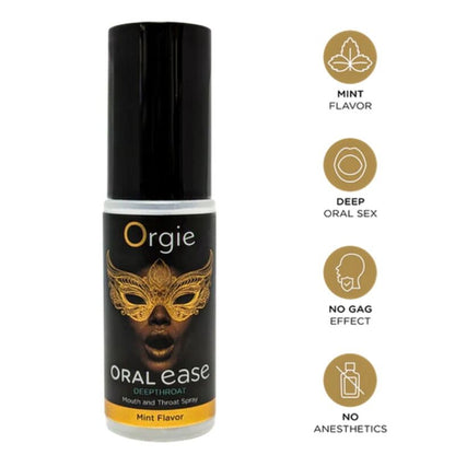 Orgie Oral Ease suu- ja kurkkusuihke - minttu - 50 ml