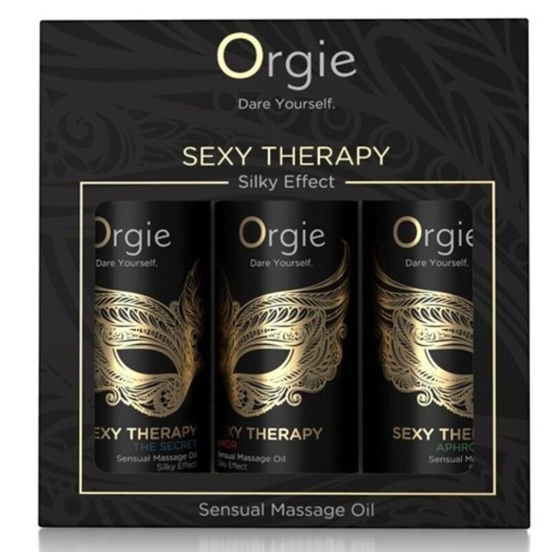 Orgie Sexy Therapy Mini Size Collection hierontaöljysetti - 3 × 30 ml