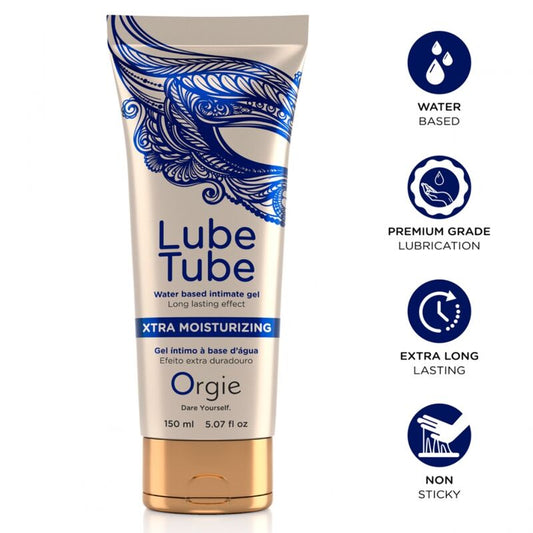 Orgie Lube Tube Xtra Moisturizing vesipohjainen intiimigeeli - 150 ml
