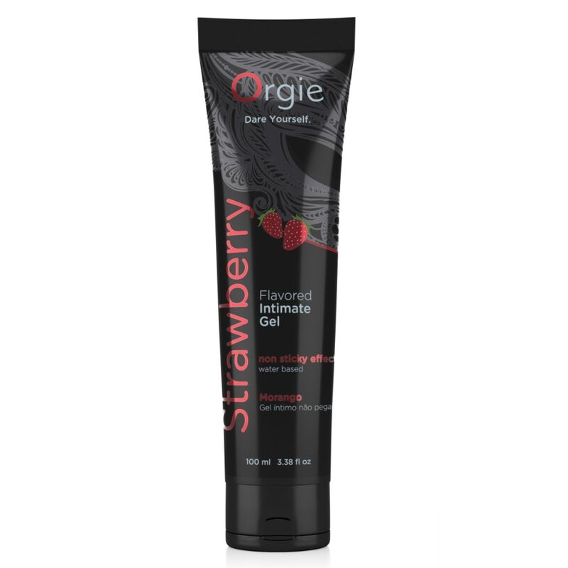 Orgie Lube Tube Strawberry suudeltava vesipohjainen intiimigeeli - mansikka - 100 ml