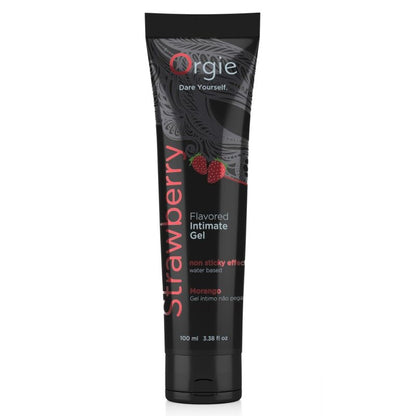 Orgie Lube Tube Strawberry suudeltava vesipohjainen intiimigeeli - mansikka - 100 ml