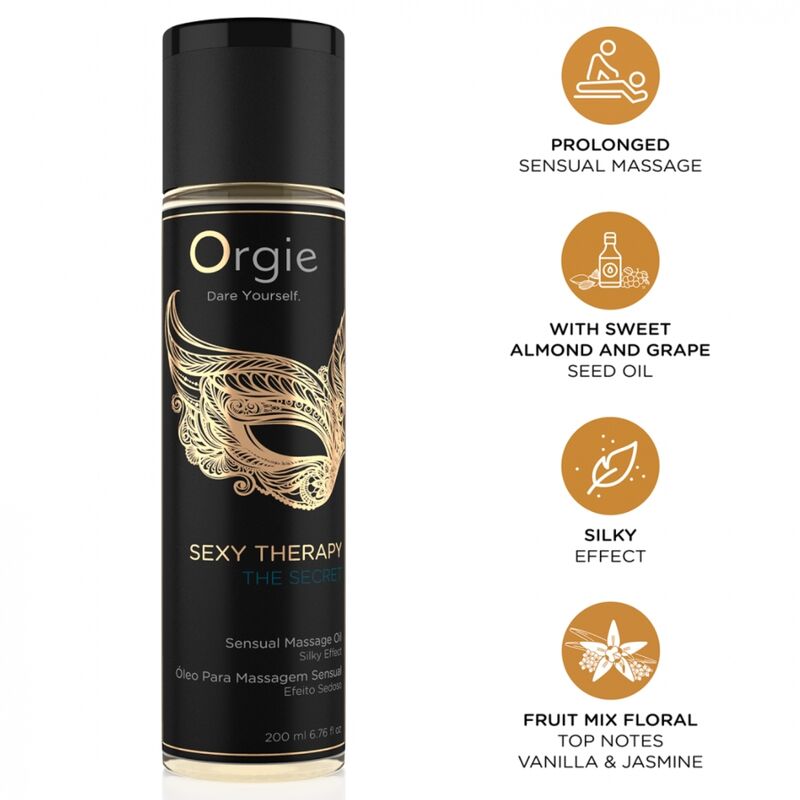 Orgie Sexy Therapy The Secret hierontaöljy - 200 ml